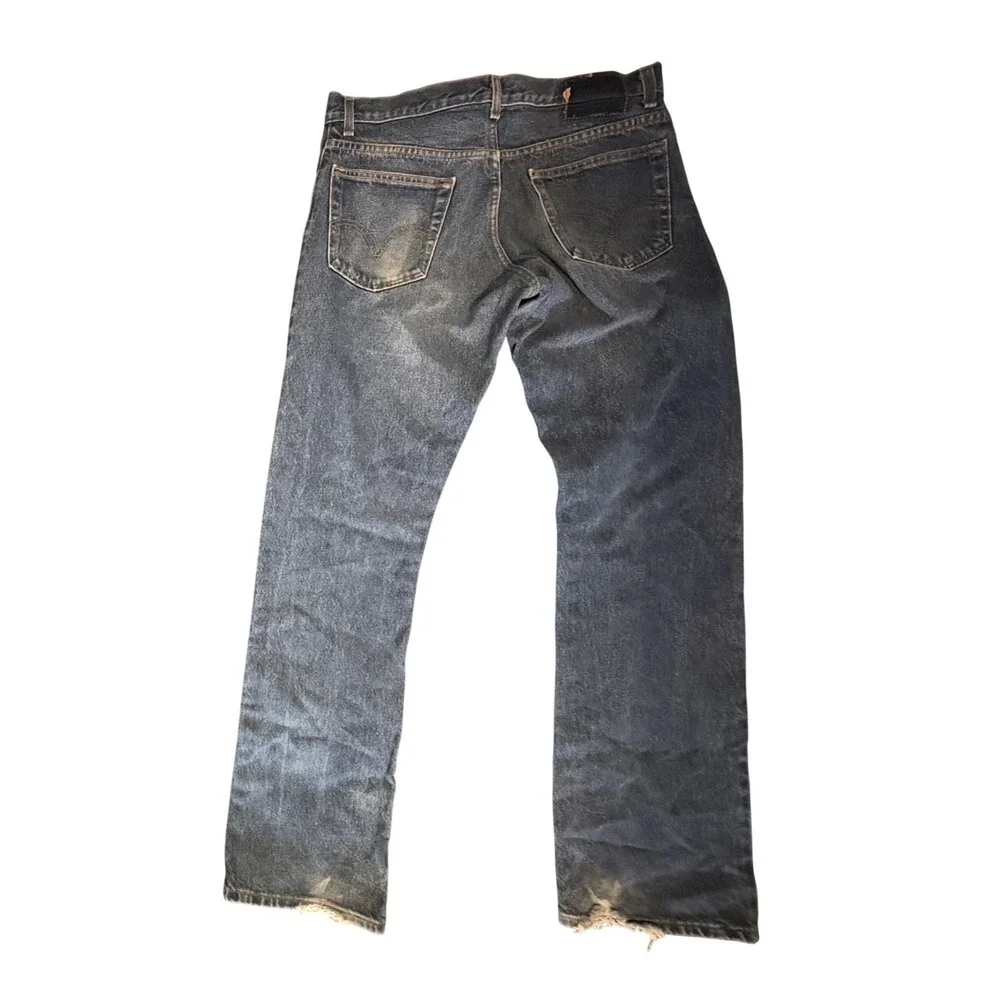 Levi's 517 Bootcut Jeans Mens W34 L36 Blue Red Tab Y2K Vintage Denim